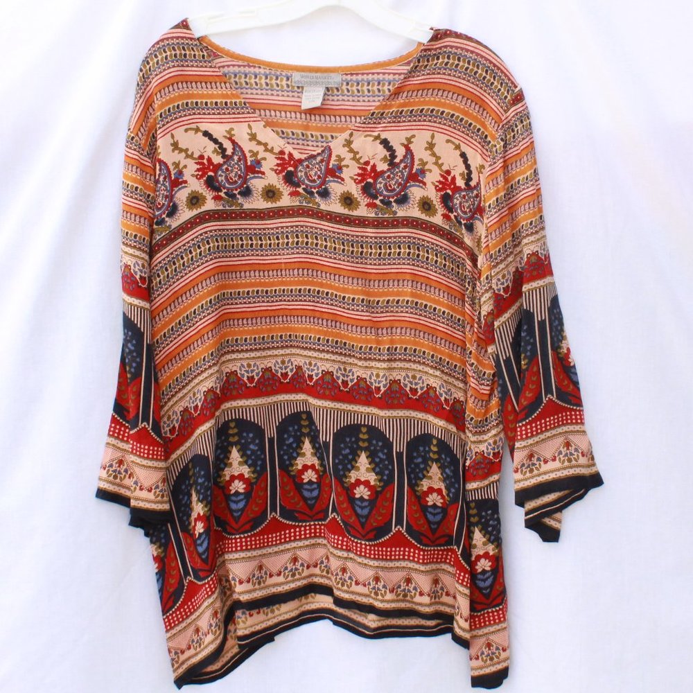 World Market Bohemian Blouse